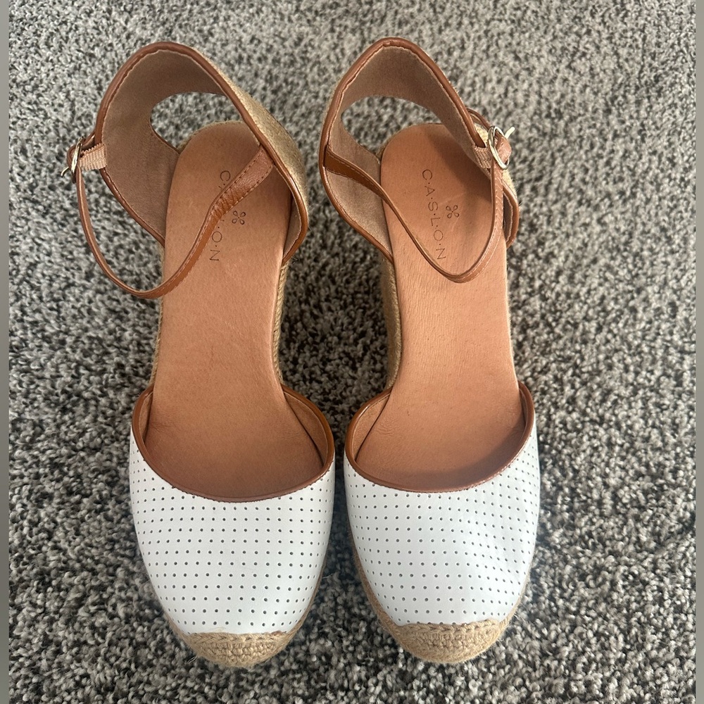 Caslon Wedge Braided Rope Heeled Espadrille